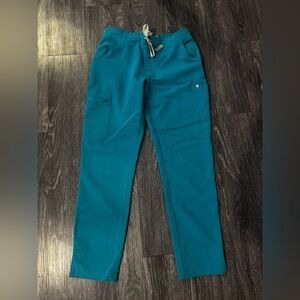 Figs Teal Scrub Pants